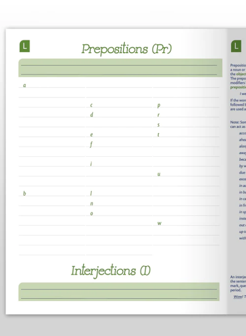 TRIVIUM TABLES®: ESSENTIALS NOUNS