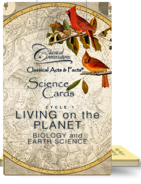 CLASSICAL ACTS & FACTS SCIENCE CARDS®: Cycle 1 - Biology & Earth Science