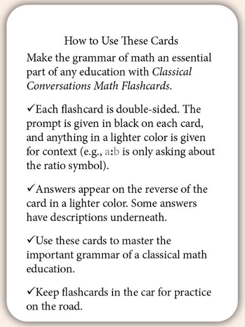 Notations: Symbols and Abbreviations (Math Flashcards) UNBOXED