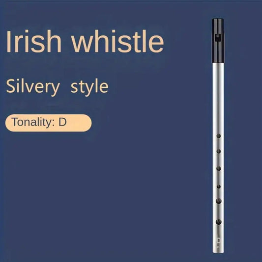 Tin Whistle Key of D Silver