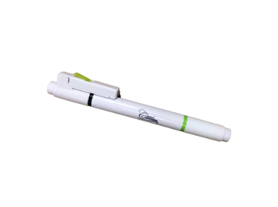 CC Pen with Green Highlighter and Flags